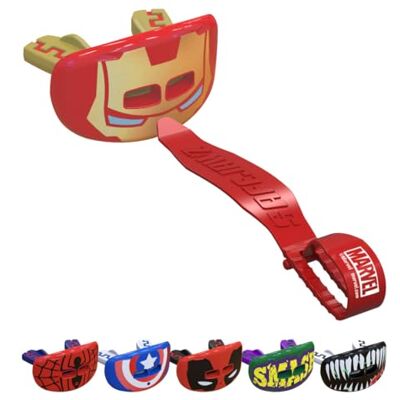 Marvel Lip Protector Adulti e Junior paradenti per Football americano, lacrosse (Iron Man) Marvel Lip Protector Adulti e Junior paradenti per Football americano, lacrosse (Iron Man)
