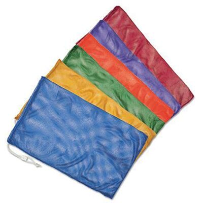 Champion Sports Set di 6 borse in rete per attrezzature sportive, 30,5 x 45,7 cm, multiuso, in nylon, con chiusura e targhetta identificativa, per palloni, spiaggia, lavanderia Champion Sports Set di 6 borse in rete per attrezzature sportive, 30,5 x 45,7 cm, multiuso, in nylon, con chiusura e targhetta identificativa, per palloni, spiaggia, lavanderia