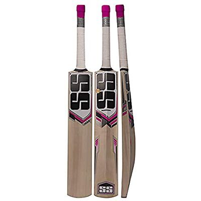 SS Ikon Kw Bat N.4, Piat Cotted Kashmir Willow Mazza da Cricket, Taglia: 4, Palla in Pelle SS Ikon Kw Bat N.4, Piat Cotted Kashmir Willow Mazza da Cricket, Taglia: 4, Palla in Pelle