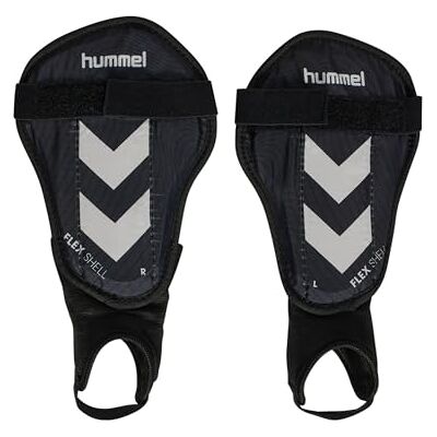 Hummel , hmlSHIN Guards Flex Shell, nero/bianco, XS Hummel , hmlSHIN Guards Flex Shell, nero/bianco, XS