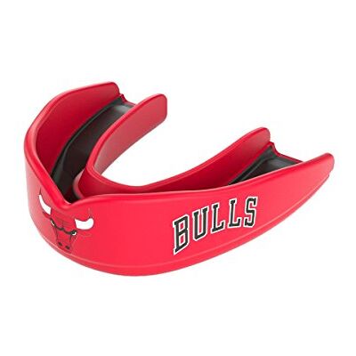 Shock Doctor Paradenti per Adulti NBA da Basket Chicago Bulls, Rosso Shock Doctor Paradenti per Adulti NBA da Basket Chicago Bulls, Rosso