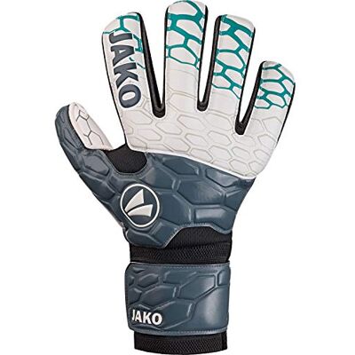 JAKO Uni Guanti da portiere Prestige Basic RC Protection, antracite/turchese, 6 JAKO Uni Guanti da portiere Prestige Basic RC Protection, antracite/turchese, 6
