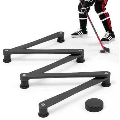 VEVOR Attrezzatura per Allenamento Hockey Passaggi Controllo del Bastone, Rimbalzatore Ausilio Passaggi 5 Sezioni di Hockey Controllo del Disco, Allenatore Portatile per Controllo Hockey sul Ghiaccio VEVOR Attrezzatura per Allenamento Hockey Passaggi Controllo del Bastone, Rimbalzatore Ausilio Passaggi 5 Sezioni di Hockey Controllo del Disco, Allenatore Portatile per Controllo Hockey sul Ghiaccio