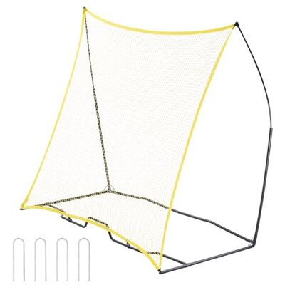 VEVOR Portatile Allenatore di Calcio 213,36 x 213,36 cm Ferro Poliestere Attrezzatura da Allenamento da Calcio, Rete da Rimbalzo da Calcio Sportiva, con Borsa Portatile, per Allenamento di Squadra VEVOR Portatile Allenatore di Calcio 213,36 x 213,36 cm Ferro Poliestere Attrezzatura da Allenamento da Calcio, Rete da Rimbalzo da Calcio Sportiva, con Borsa Portatile, per Allenamento di Squadra