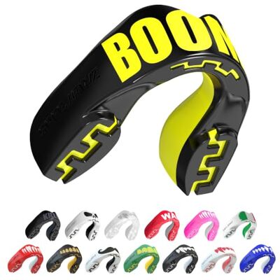 SAFEJAWZ Vestibilità Slim Paradenti Sportivo Adulti e Bambini Contatto Completo per Tutti Gli Sport, tra Cui Rugby, MMA, Hockey, Judo Arti Marziali e Boxe SAFEJAWZ Vestibilità Slim Paradenti Sportivo Adulti e Bambini Contatto Completo per Tutti Gli Sport, tra Cui Rugby, MMA, Hockey, Judo Arti Marziali e Boxe