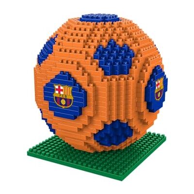 FOCO Con licenza ufficiale FC Barcelona modello di pallone da calcio BRXLZ nei colori alternativi della squadra da costruire con mattoncini 3D FOCO Con licenza ufficiale FC Barcelona modello di pallone da calcio BRXLZ nei colori alternativi della squadra da costruire con mattoncini 3D