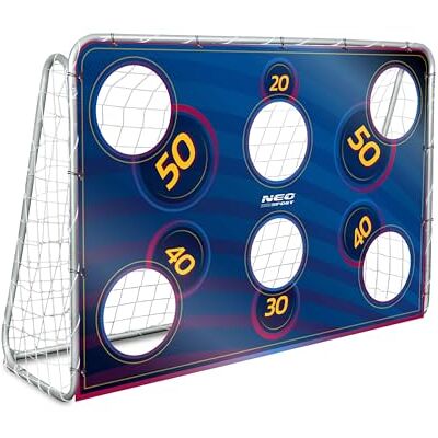 Neo-Sport Porta da calcio, 180 x 120 cm, impermeabile, blu Neo-Sport Porta da calcio, 180 x 120 cm, impermeabile, blu