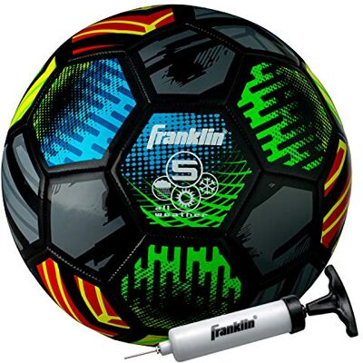 Franklin Sports Mystic Soccer Ball Taglia ufficiale 5 palla da calcio copertura morbida taglia ufficiale e palla da calcio peso pompa ad aria inclusa Franklin Sports Mystic Soccer Ball Taglia ufficiale 5 palla da calcio copertura morbida taglia ufficiale e palla da calcio peso pompa ad aria inclusa