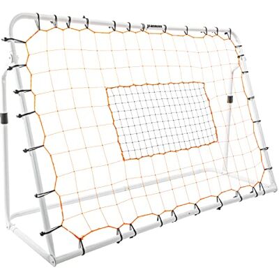 Franklin Sports Rete da rimbalzo da calcio, perfetta per allenarsi in cortile, portatile, 1,8 x 1,2 m, con telaio in acciaio, colore: bianco Franklin Sports Rete da rimbalzo da calcio, perfetta per allenarsi in cortile, portatile, 1,8 x 1,2 m, con telaio in acciaio, colore: bianco