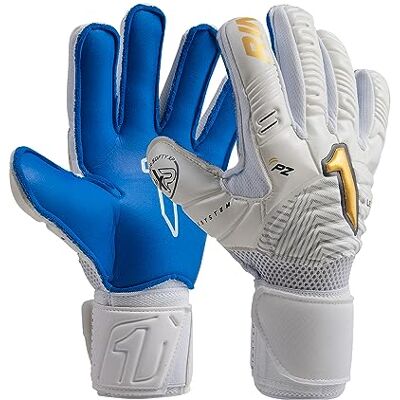 Rinat Guanti da portiere da calcio Lexus GK Semi Junior Bianco Unisex Taglia 4 Rinat Guanti da portiere da calcio Lexus GK Semi Junior Bianco Unisex Taglia 4