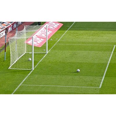 Canon Rete da Calcio da Stadio a 11, profondità 2 x 2 m, Colore Bianco, 4 mm Canon Rete da Calcio da Stadio a 11, profondità 2 x 2 m, Colore Bianco, 4 mm