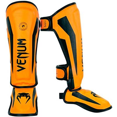 VENUM Elite Parastinchi unisex per bambini, fluorescenti, arancioni, taglia L (taglia produttore: L) VENUM Elite Parastinchi unisex per bambini, fluorescenti, arancioni, taglia L (taglia produttore: L)