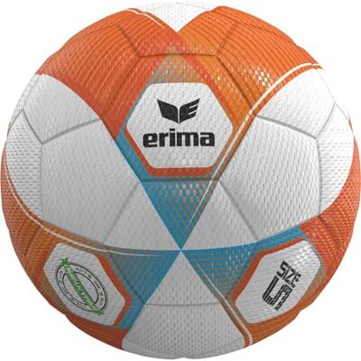 Erima Hybrid Lite 350 Pallone da Calcio (), neon orange/curacao, 5 Erima Hybrid Lite 350 Pallone da Calcio (), neon orange/curacao, 5