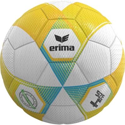 Erima Hybrid Lite 350 Pallone da Calcio (), giallo, 4 Erima Hybrid Lite 350 Pallone da Calcio (), giallo, 4