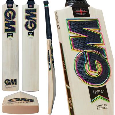 Gunn & Moore Hypa, Mazza da Cricket in salice Inglese Unisex, Full Size-Player Height 175cm Plus Gunn & Moore Hypa, Mazza da Cricket in salice Inglese Unisex, Full Size-Player Height 175cm Plus