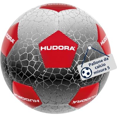 Hudora Pallone da calcio taglia 5 – Robusto pallone da allenamento e svago per bambini e adulti – Tocco piacevole, forma stabile e buon rimbalzo – Per svago, giardino e campetto – Sgonfio Hudora Pallone da calcio taglia 5 – Robusto pallone da allenamento e svago per bambini e adulti – Tocco piacevole, forma stabile e buon rimbalzo – Per svago, giardino e campetto – Sgonfio