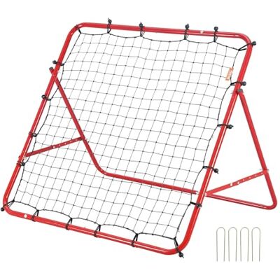 VEVOR Rete da Calcio Rimbalzo Pop Up 1 x 1m Rete da Calcio Rimbalzo da Allenamento Portatile per Giardino Angolo Regolabile Tubo in Ferro Rete in PE, Obiettivo Calcio Pieghevole Bambini Adolescenti VEVOR Rete da Calcio Rimbalzo Pop Up 1 x 1m Rete da Calcio Rimbalzo da Allenamento Portatile per Giardino Angolo Regolabile Tubo in Ferro Rete in PE, Obiettivo Calcio Pieghevole Bambini Adolescenti
