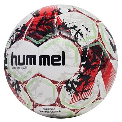 Hummel Hmlinspire Club Lite 290 FB, rosso, bianco, verde neon, 4 Hummel Hmlinspire Club Lite 290 FB, rosso, bianco, verde neon, 4
