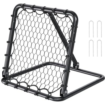 VEVOR Rete da Rimbalzo da Calcio 86,36 x 86,36 cm Rete da Porta, Angoli Completamente Regolabili, Attrezzature per Bambini, Adolescenti e Tutte le Età, Facile Installazione e Conservazione Perfetta VEVOR Rete da Rimbalzo da Calcio 86,36 x 86,36 cm Rete da Porta, Angoli Completamente Regolabili, Attrezzature per Bambini, Adolescenti e Tutte le Età, Facile Installazione e Conservazione Perfetta