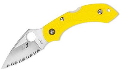 Spyderco , Coltello Pieghevole Dragonfly 2 Salt Serrated, Giallo (Gelb)