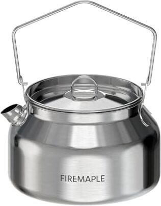 Fire-Maple Antarcti Bollitore in Acciaio Inox da 1,2 L Portatile Teiera Caffettiere per Outddor Camping Bushcraft