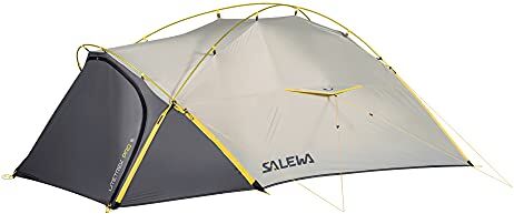 Salewa Litetrek Pro III Tenda per 3 persone, da Trekking, Unisex adulto, Lightgrey/Mango, Taglia Unica