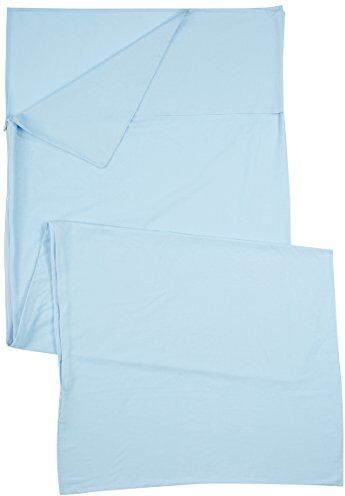 Ferrino Comfort Liner SQ, Sacco Lenzuolo Uomo, Azzurro, 210x80x80 cm