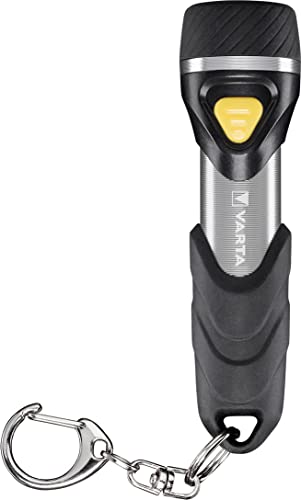 Varta Day Light Key Chain Light con anello portachiavi (incl. 1x batteria AAA Longlife Power, ideale per lavori domestici, campeggio, pesca, garage, emergenze, black out, aria aperta)