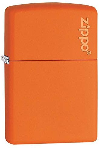 Zippo Lighter Orange W Logo, Taglia Unica