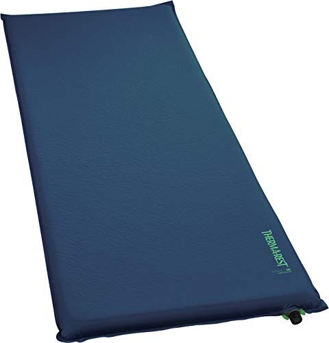 Therm-a-Rest Basecamp Pad WingLock Schiuma Campeggio, Poseidon Blu, Regolare