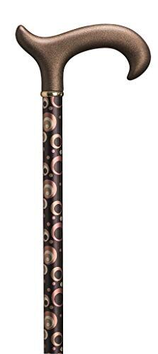STOCK -Fachmann Bastone da passeggio, regolabile in altezza, misura deluxe 79 cm, portata fino a 104 cm, colore nero