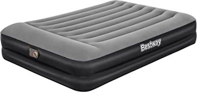 Bestway 67403 Airbed Tritech Bicolor Nero/Grigio Matrimoniale Plus Floccato Cm. 203X152X46