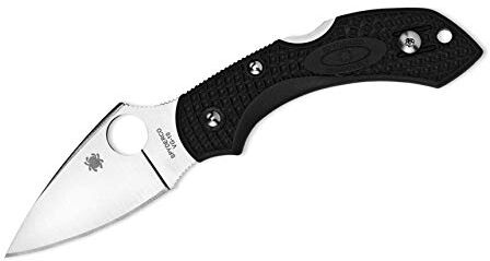 Spyderco C28PBK Coltello Tascabile Dragonfly Lightweight, Colore: Nero