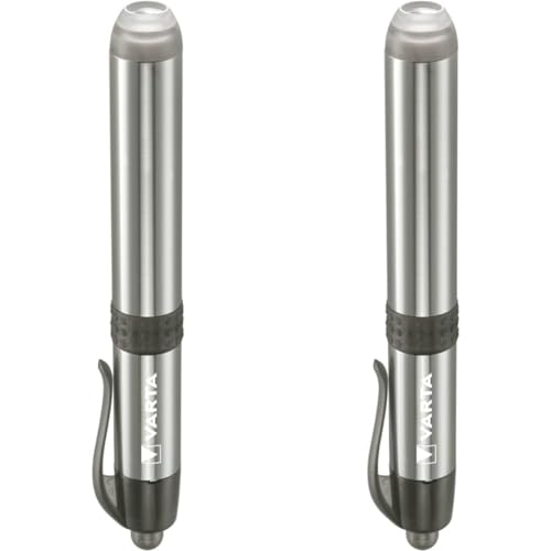 Varta 1187381 Torcia Mini Led Pen Light, Alt. 117mm x 14mm (Confezione da 2)
