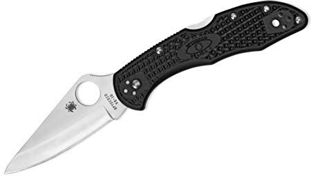 Spyderco , Coltello Pieghevole Delica 4, Nero (Schwarz)