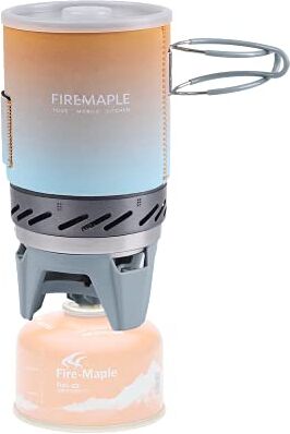 Fire-Maple Fixed Star 1 Sistema di Cottura Fornello da Campeggio a Gas con Accensione Piezoelettrica Supporto per Bombola di Propano Stufa Campeggio Ideale per Backpacking, Campeggio, Gite Gradiente