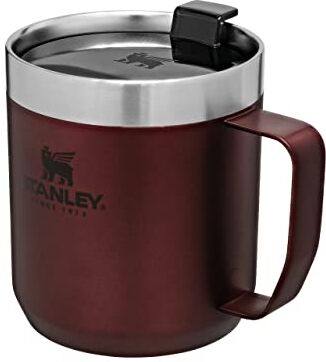 Stanley Classic Legendary Camp Mug 0.35L Tazza termica Termos da caffè Bicchiere Termico da Campeggio Lavabile in Lavastoviglie Parete doppia Senza BPA Wine