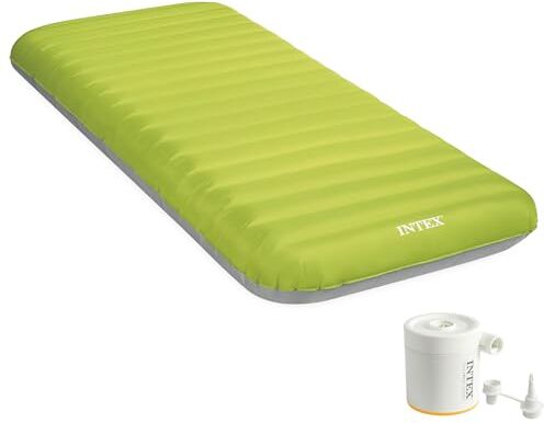 Intex Premaire Dura-Beam Camping Mat w/ USB150, Inflated Size: 76cm x 1.91m x 17cm ()