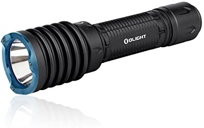 Olight Warrior X 3 Torcia Tattica 2500 Lumen 560 Metri Doppio Interruttore, Magnetico Interruttore Remoto, Batteria Ricaricabile, Adatta per il Salvataggio, l'Emergenza, l'Escursionismo (Nero)