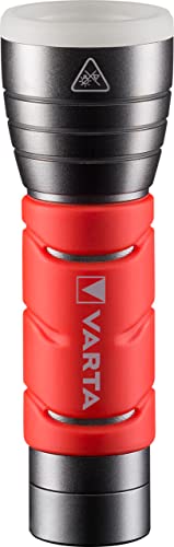 Varta , Torcia LED Outdoor Sports F10, 5 Watt, incl. 3x batterie High Energy AAA torcia lampada luce pila, involucro antischizzo IPX4