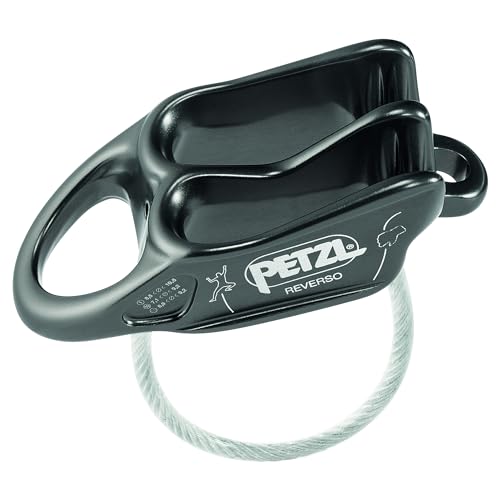 Petzl Assicuratore REVERSO Unisex, Grigio, Taglia Unica