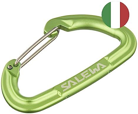 Salewa Hot G3 Wire, Carabiner Unisex Adulto, Verde (Green), Taglia unica