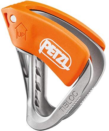 Petzl Bloccante TIBLOC Unisex, Arancione, Taglia Unica