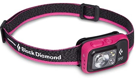 Black Diamond LINTERNA FRONTAL  SPOT 400 NEGRA Y ROSA