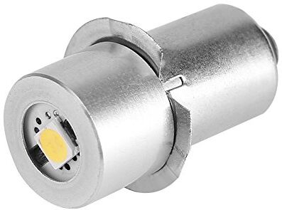 Zerodis 1W P13.5S LED Torcia Lampadina, 100~110LM 2700~7000K Lampada della Torcia della Lampadina di Ricambio Luce di Emergenza(4.5V)