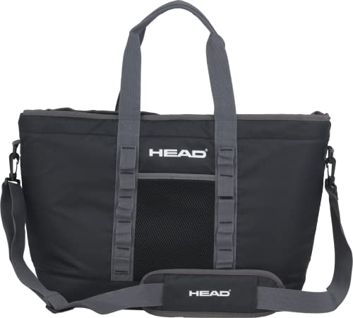 Head Borsa Termica Tote Capacità 40 litri, Nylon, Nero-Grigio