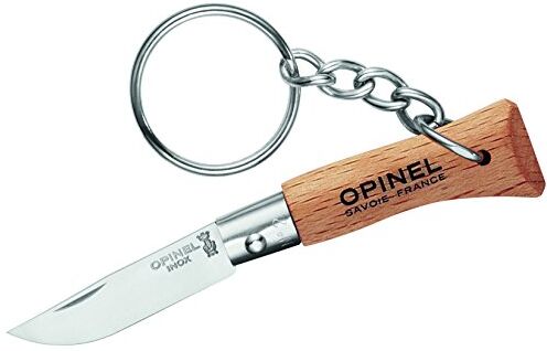 Opinel Mini-Messer, Größe 2, rostfrei, mit Anhänger,