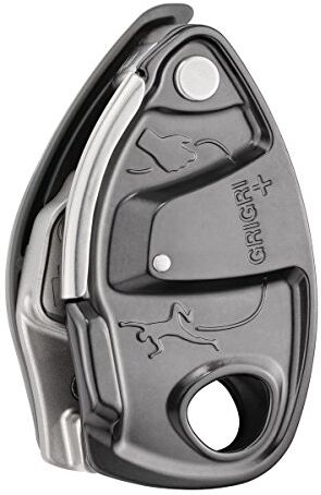 Petzl Assicuratore GRIGRI + Unisex, Grigio, Taglia Unica