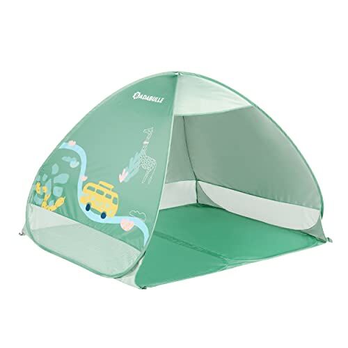 Badabulle Tenda di protezione UV, grande tenda da spiaggia, alta protezione solare SPF 50+, sistema Pop-Up