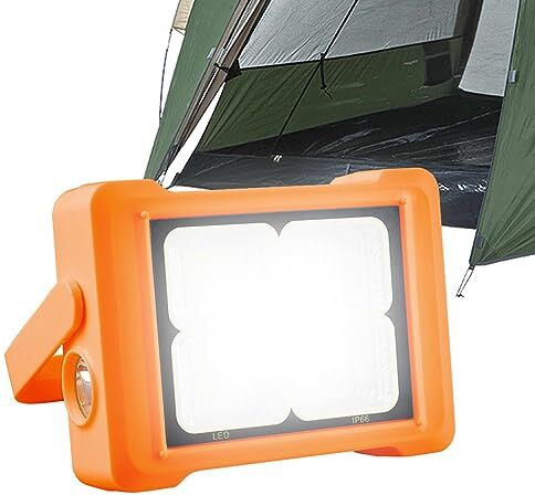 cypreason Lampada da lavoro ricaricabile,Lanterna solare ricaricabile con 5 modalità di luce Dispositivi di illuminazione per situazioni accidentali per esplorazione, pesca per picnic, pesca